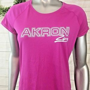 Under Armour Dry Fit Sz M Athletic top Akron Zips